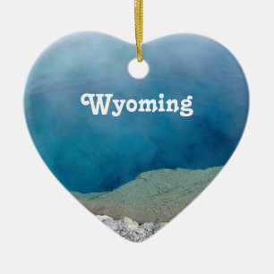 Wyoming Ceramic Ornament