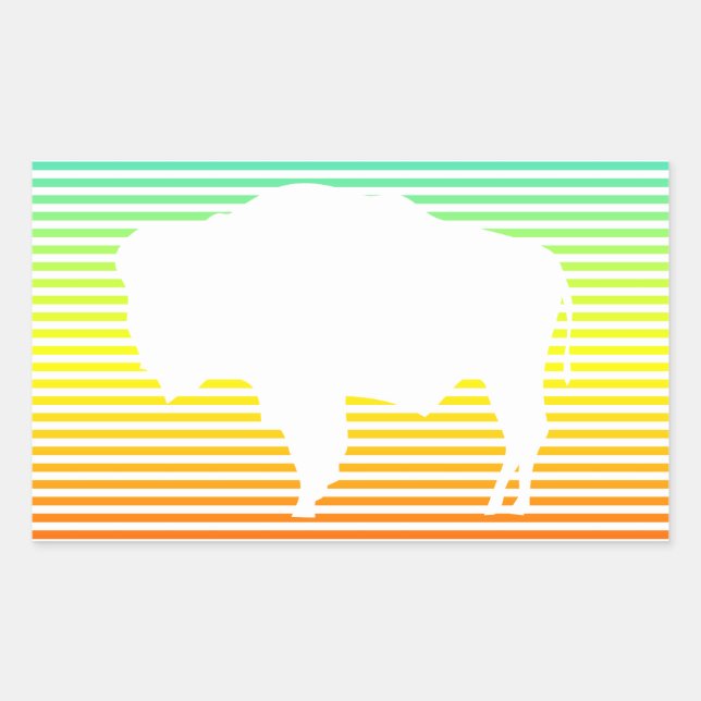 wyoming chill fade sticker (Front)