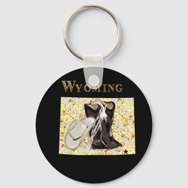 WYOMING DREAM KEYCHAIN (Front)
