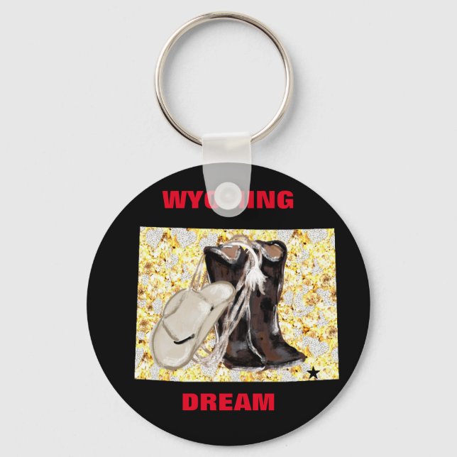 WYOMING DREAM   KEYCHAIN (Front)