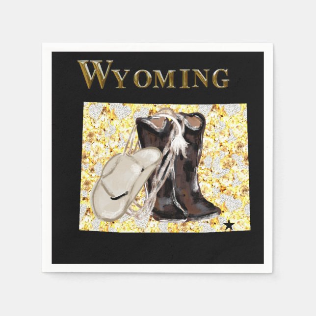 WYOMING DREAM NAPKIN (Front)