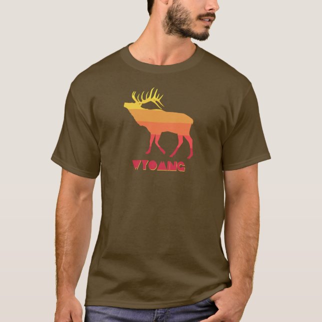Wyoming Elk T-Shirt (Front)