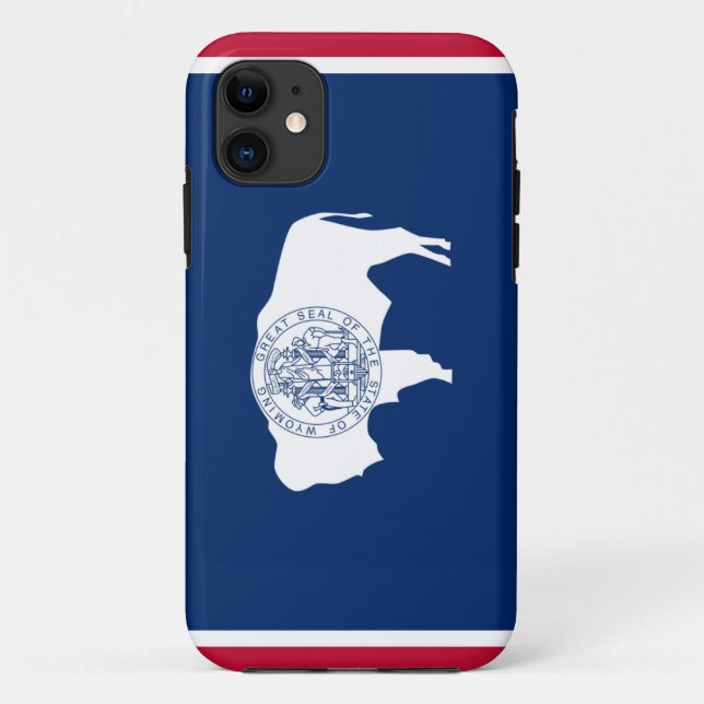 Wyoming Flag Case-Mate iPhone Case (Back)