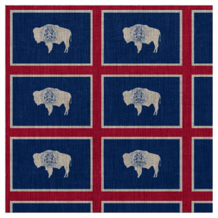 Wyoming Flag Fabric