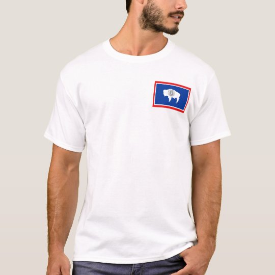 Wyoming Flag + Map T-Shirt