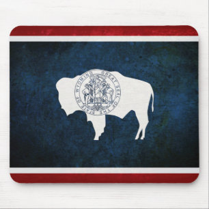 Wyoming Flag Mouse Pad
