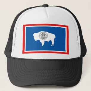 Wyoming Flag Trucker Hat