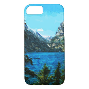 Wyoming Grand Teton Mountains Abstract iPhone 8/7 Case