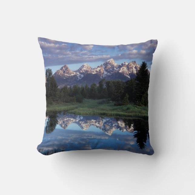 Wyoming, Grand Teton National Park 4 Throw Pillow (Front)