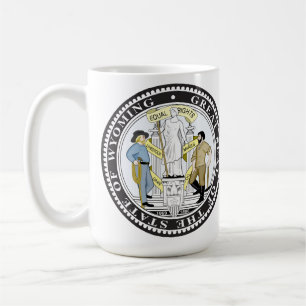 Wyoming great seal coffee mug