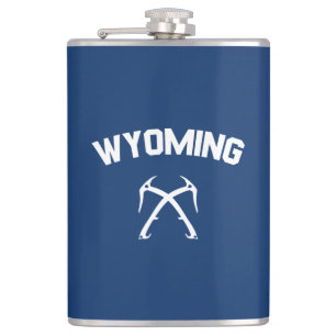 Wyoming Ice Climbing Hip Flask