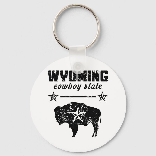 Wyoming Keychain (Front)