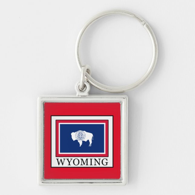 Wyoming Keychain (Front)