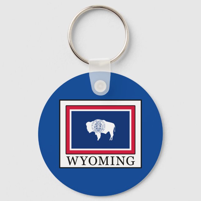 Wyoming Keychain (Front)