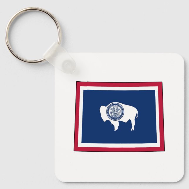 Wyoming Keychain (Front)