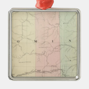 Wyoming Metal Ornament