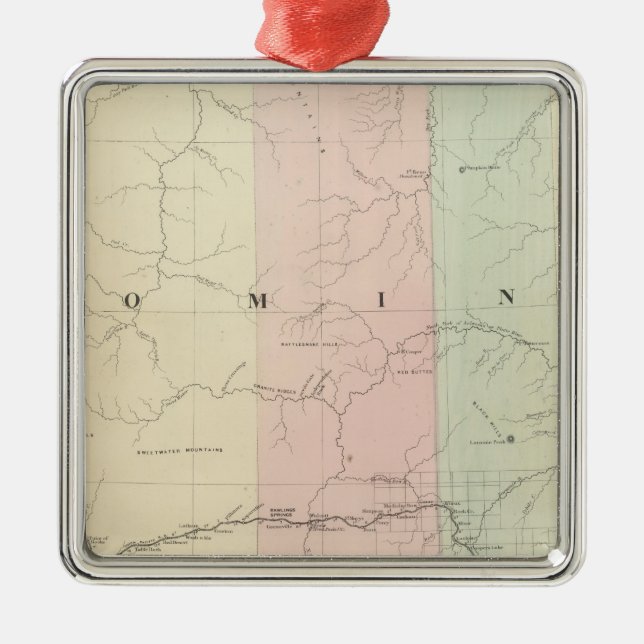 Wyoming Metal Ornament (Front)