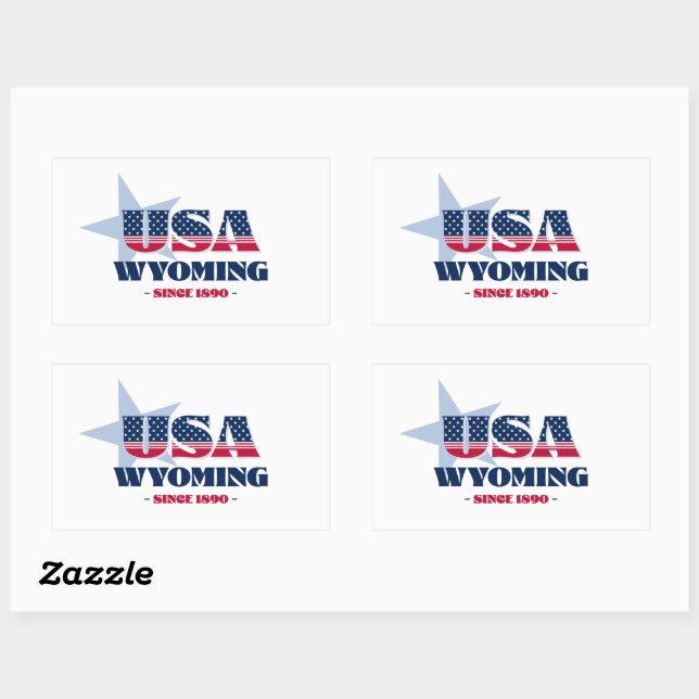 Wyoming My Home State Sticker (Sheet)