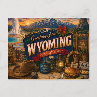 Wyoming Postcard