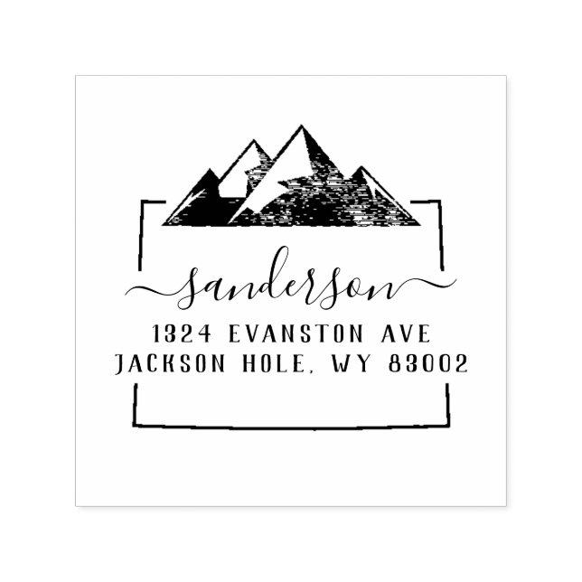 Wyoming Return Address Stamp Self-Inking (Design)