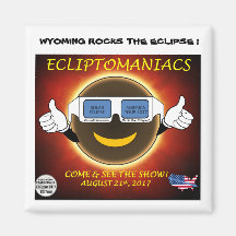 Wyoming Rocks The Eclipse Magnet