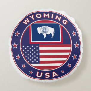 Wyoming Round Pillow