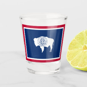 WYOMING SHOT GLASS