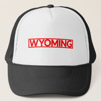 Wyoming Stamp Trucker Hat