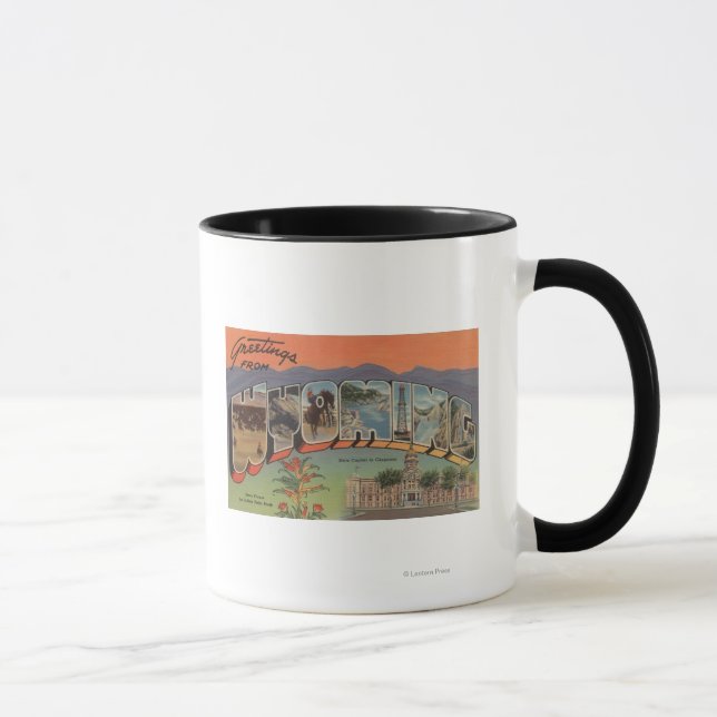 Wyoming (State Capital/Flower) Mug (Right)