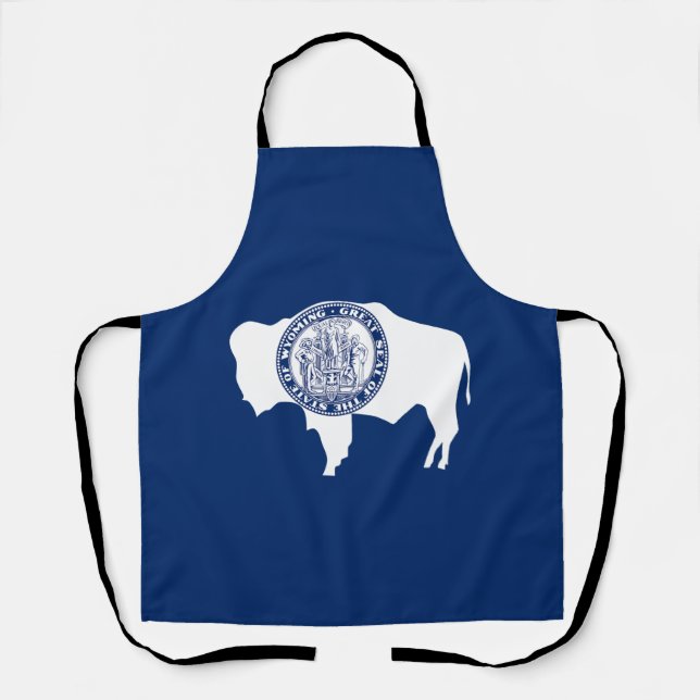 Wyoming State Flag Apron (Front)