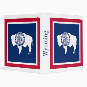 Wyoming State Flag Binder