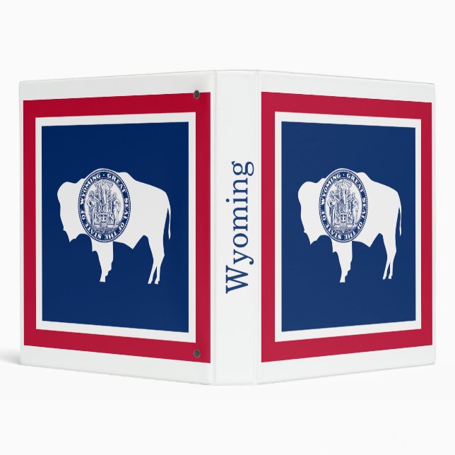 Wyoming State Flag Binder (Background)