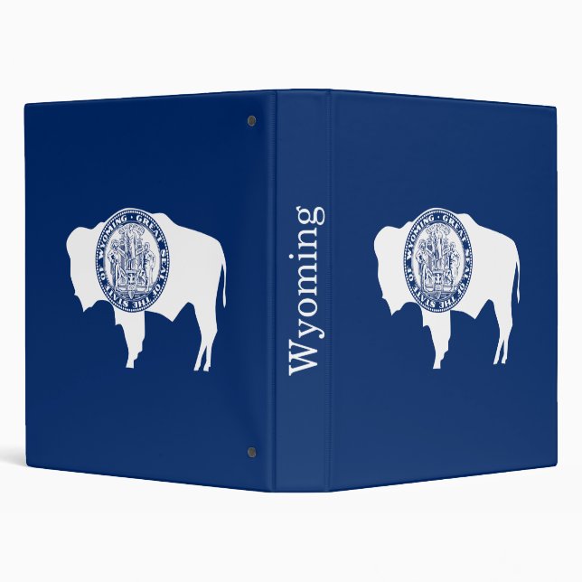 Wyoming State Flag Binder (Background)