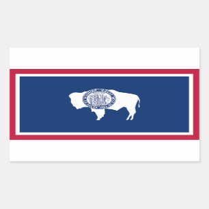 Wyoming State Flag Sticker