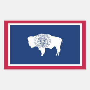 Wyoming State Flag Sticker