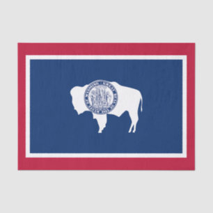 Wyoming State Flag Tissue Paper