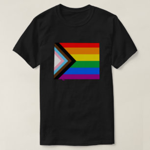 Wyoming State Pride LGBTQ Progress Pride T-Shirt