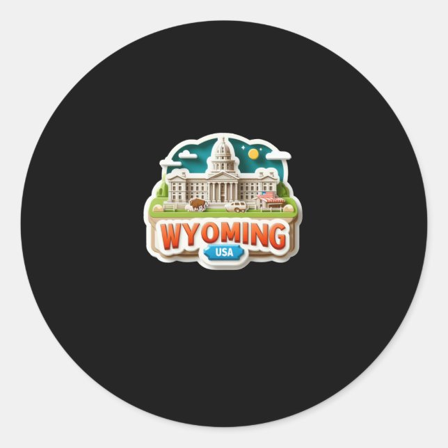 Wyoming Sticker  (Front)