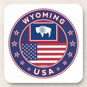'Wyoming sticker, phone case, tote bag, clock Coaster