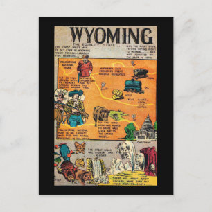 Wyoming the Equality State Postcard