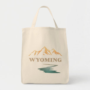 Wyoming United States of America Tote Bag