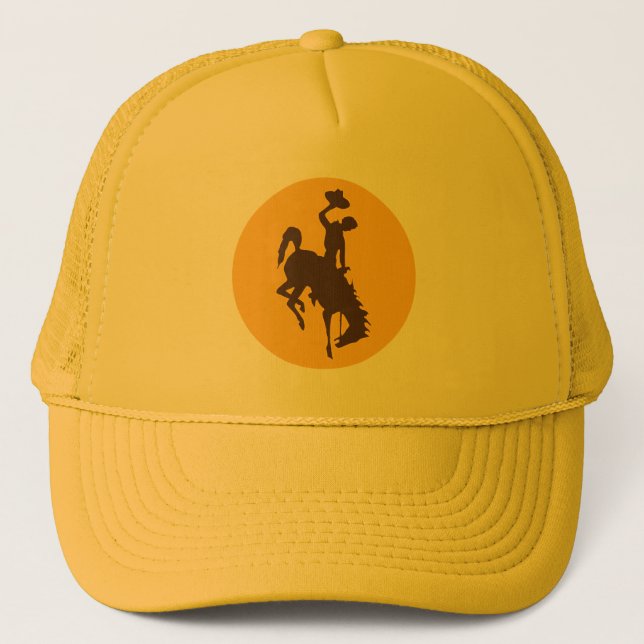 Wyoming university Laramie Trucker Hat (Front)