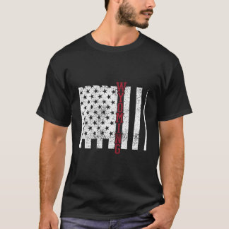 Wyoming Usa Flag 4Th Fourth Of July American Vinta T-Shirt