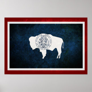 Wyomingite Flag Poster