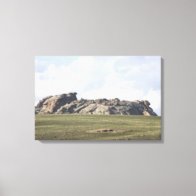 Wyoming's Vedauwoo Canvas Print (Front)