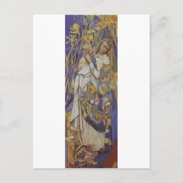 Wyspianski, Caritas (Madonna and Child), 1904 (1) Postcard (Front)