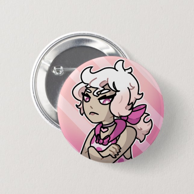 Wysteria 2 Inch Round Button (Front & Back)