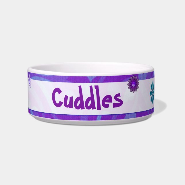 Wysteria Jewelled 3D ADD NAME Bowl (Front)