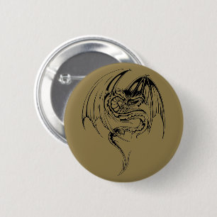 Wyvern Dragon Are Fantasy Mythical Creatures 2 Inch Round Button