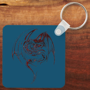 Wyvern Dragon Are Fantasy Mythical Creatures Keychain